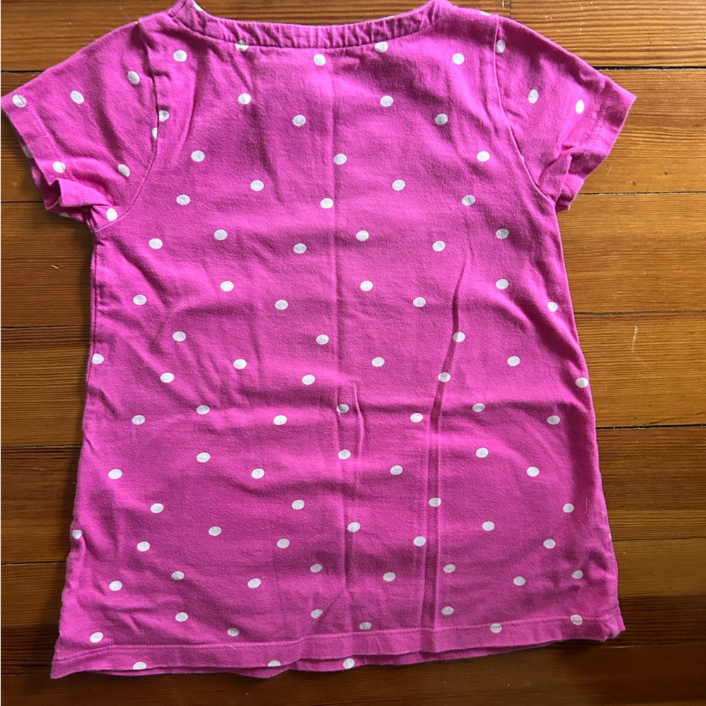 Mini Boden appliqué pocket tunic - pink spot fish - size 3-4Y - Picture 6 of 8